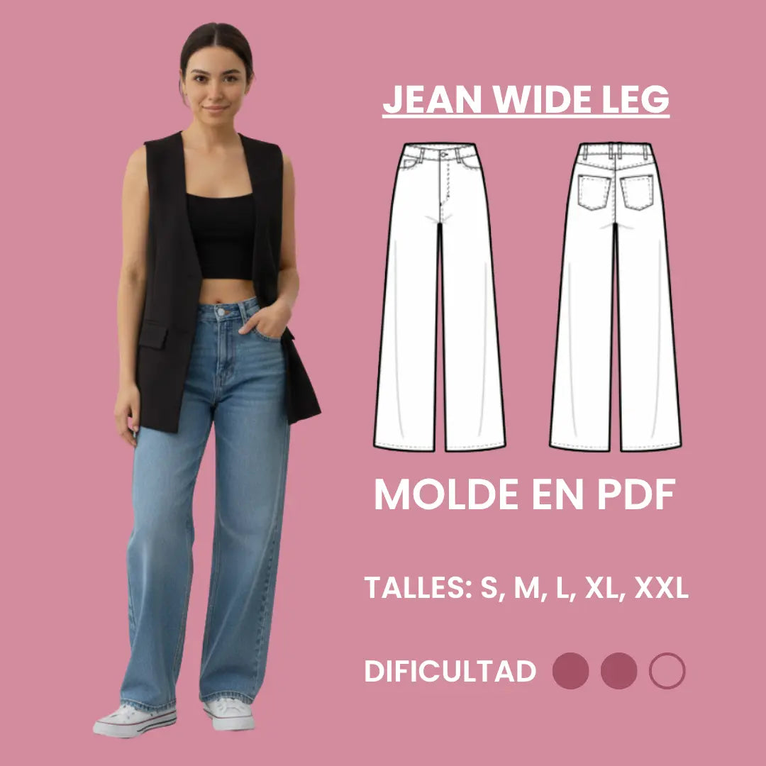 PATRÓN PDF | JEAN WIDE LEG