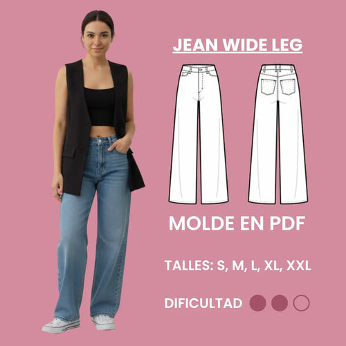 PATRÓN PDF | JEAN WIDE LEG